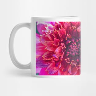 Dahlia and dew drops Mug